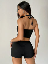 Women Fashionable Summer Casual Camisole And Shorts Set